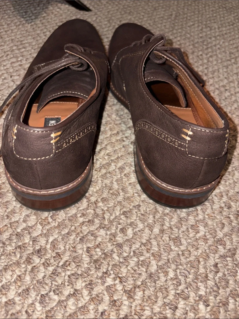 Steve Madden Brown Suede Lace-Up Derby Shoes
